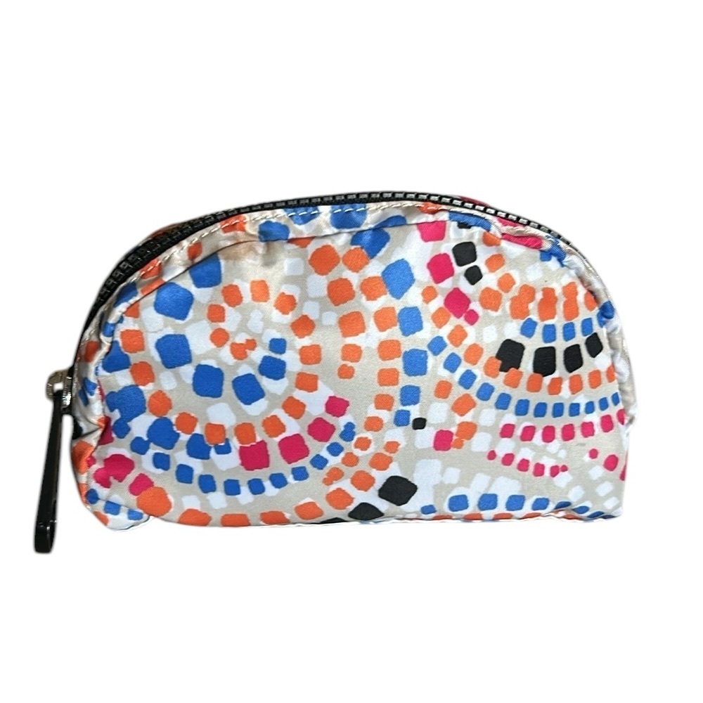 Kipling Multicolor Geo Print Nylon Mini Pouch - Picture 3 of 10
